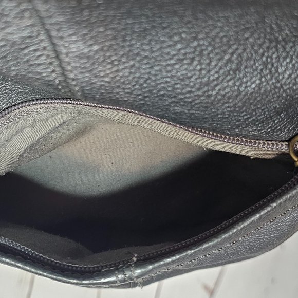 The Sak Metallic Gray Hobo Bag - Picture 10 of 16